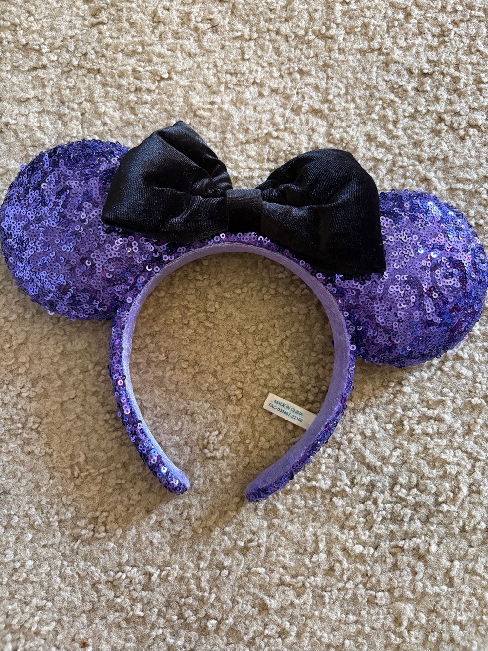 Tokyo Disney Halloween sequin headband